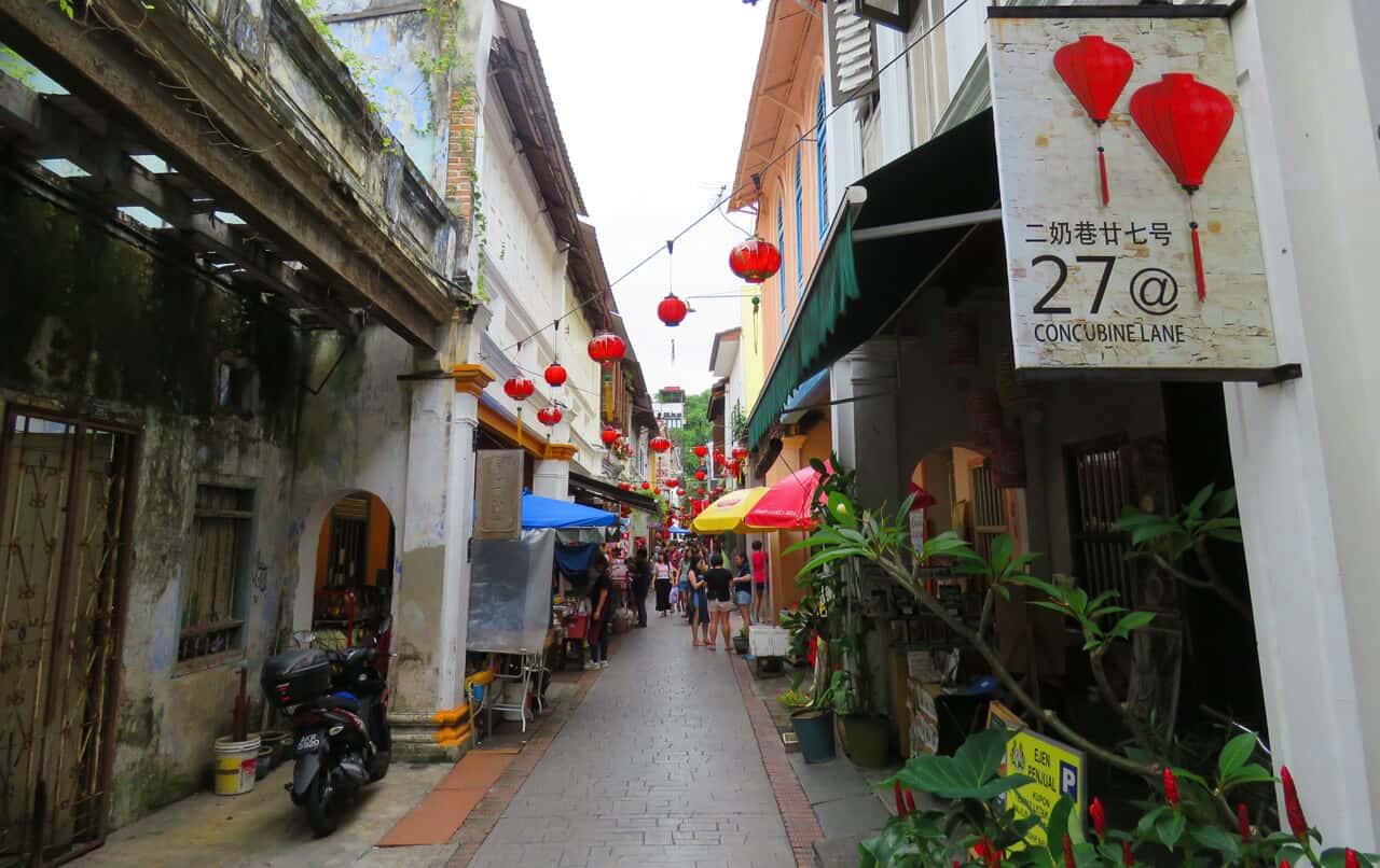 Concubine lane, Ipoh, Malaysia