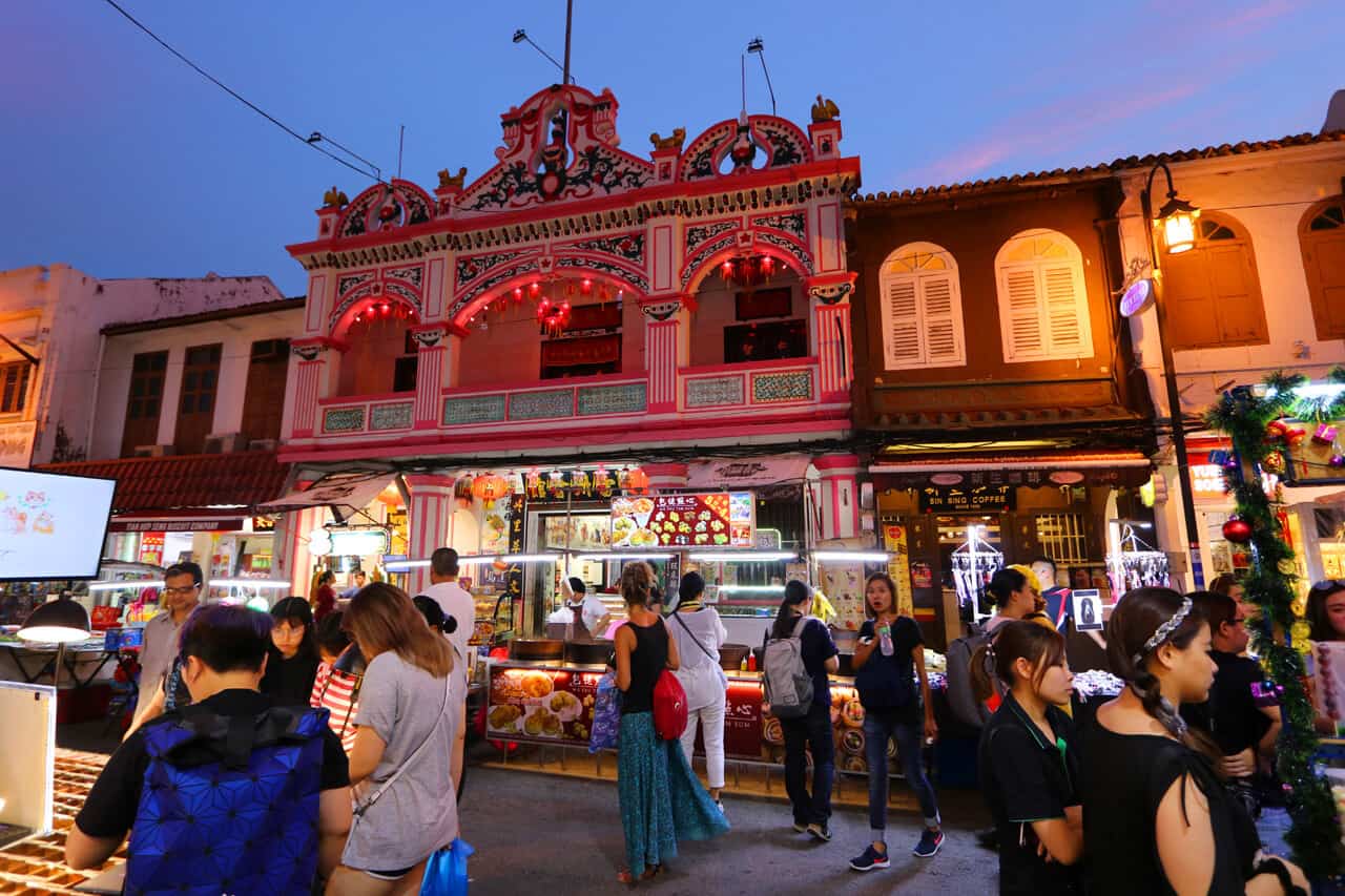 night market in Malacca (Melaka), Malaysia