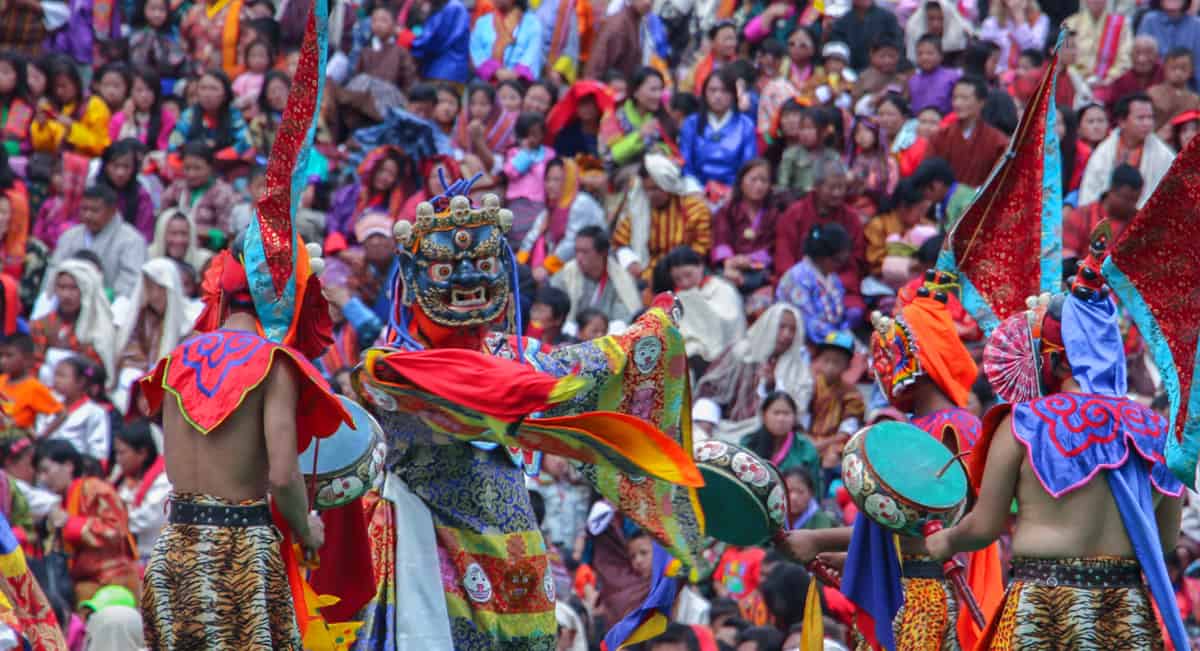 Paro Tshechu (Mask Dance Festival), Bhutan