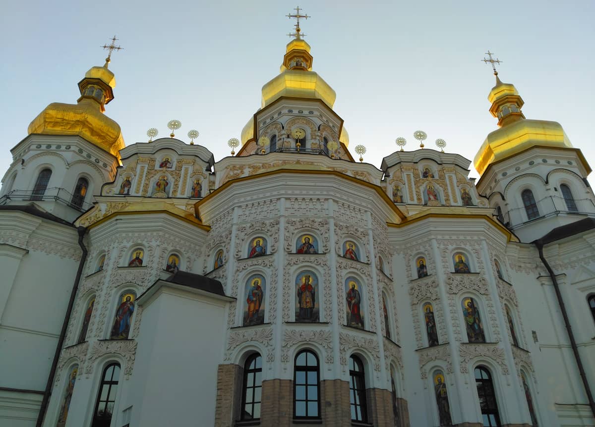 Lavra, Kiev. Golden domes.