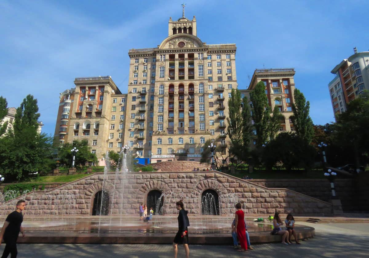 main street, Kiev, Ukraine