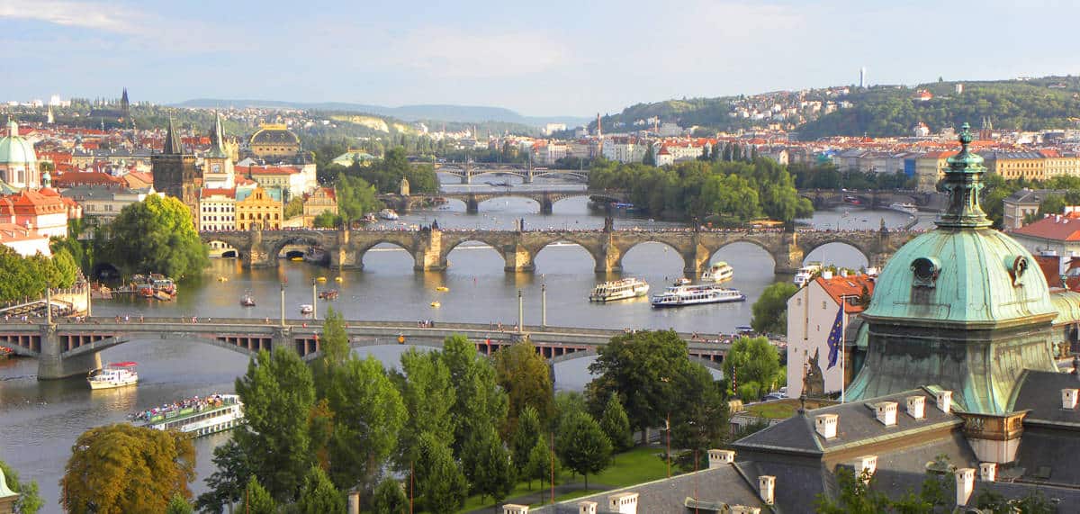 Hanavsky Pavilon, Letna Park. Where to find the Best views in Prague.