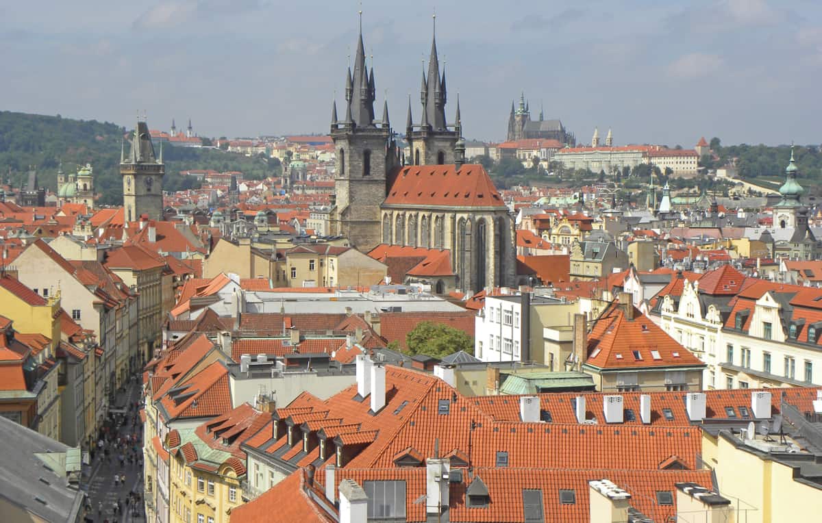 Powder Tower. Where to find the Best views in Prague.