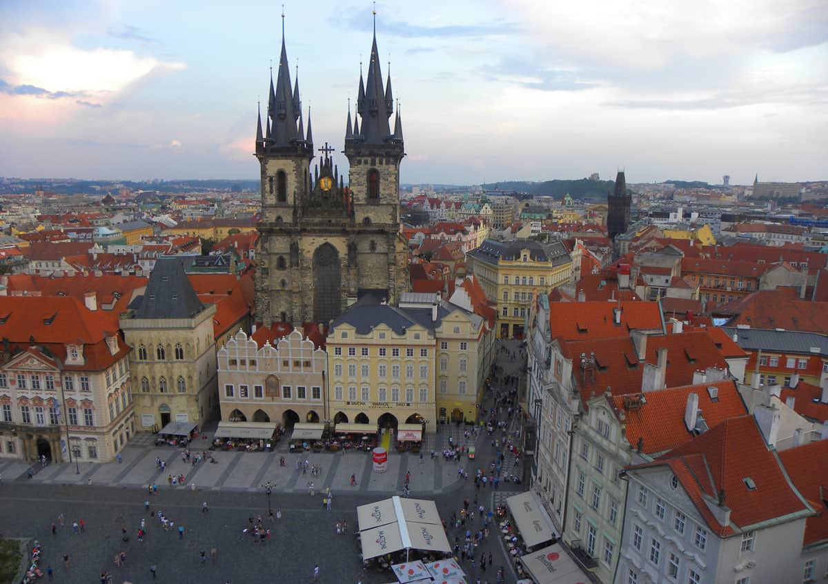 Where to find the Best views in Prague. Old Town Hall tower