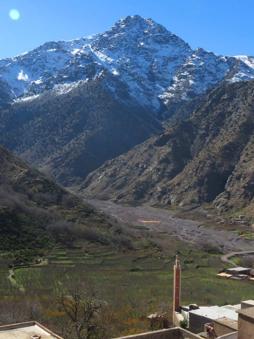 Toubkal views from Aroumd, Morocco