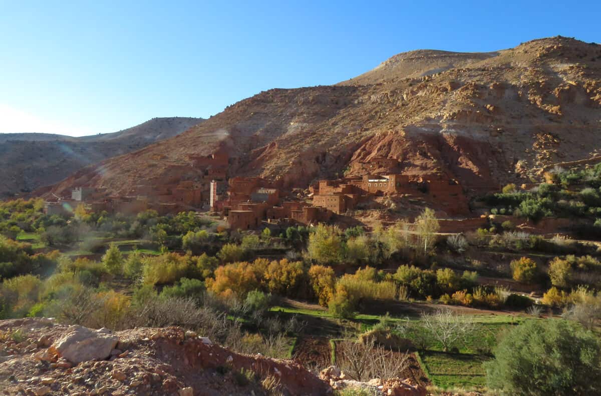 views Telouet to Ait Benhaddou, Morocco