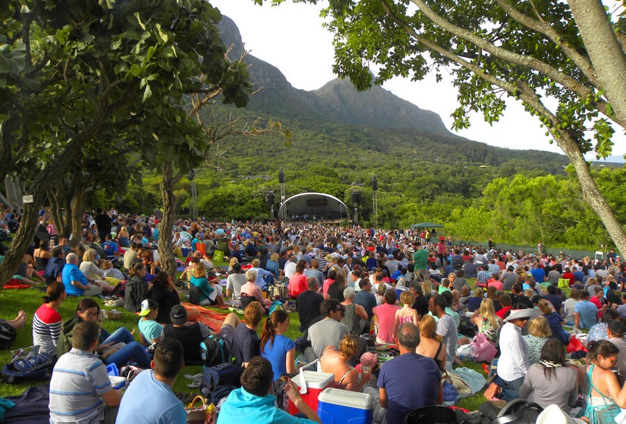 summer concert Kirstenbosch, Cape Town
