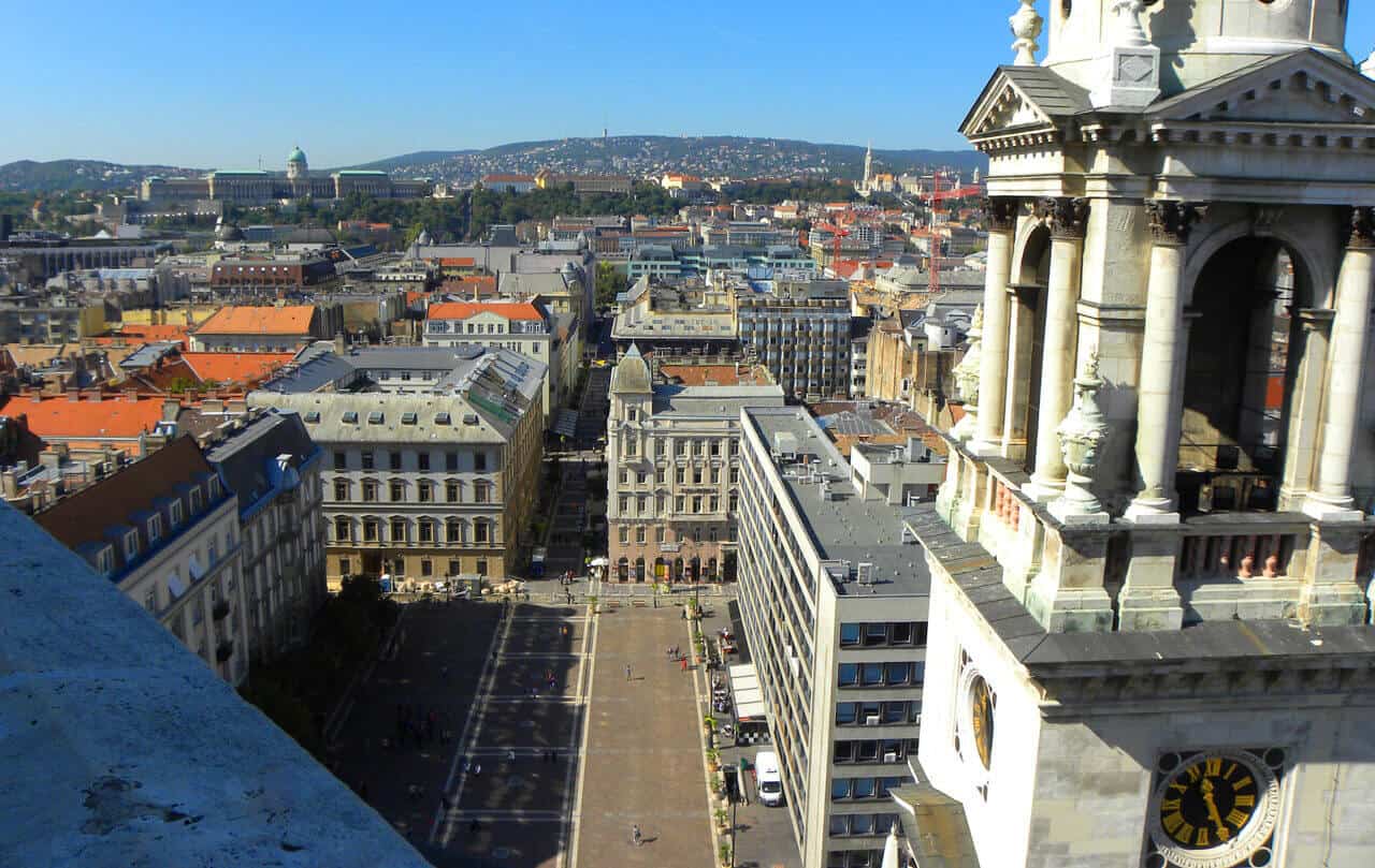 View from St. Stephen’s Basilica, Budapest