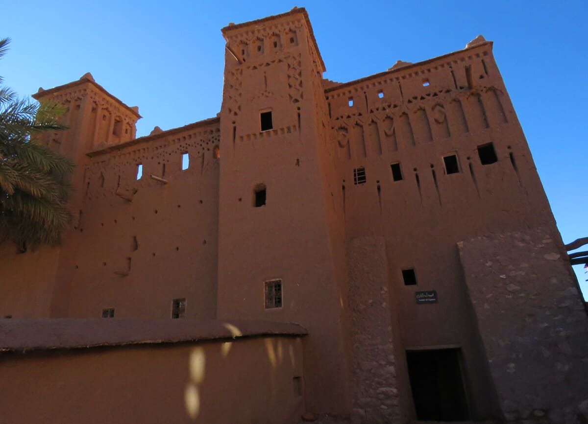 mud building in Ait Benhaddou, Morocco