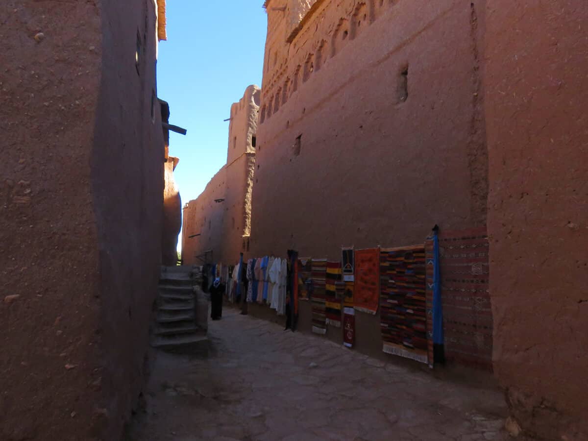 street in Ait Benhaddou, Morocco