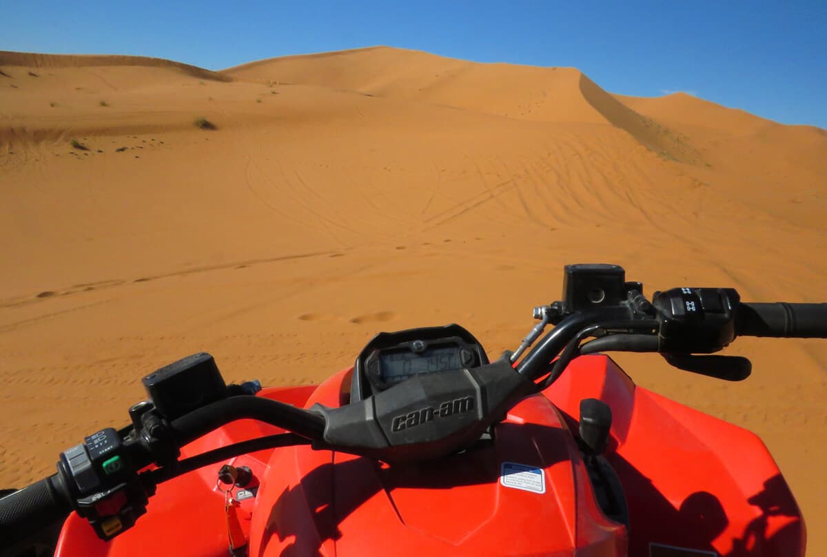 ATV tour in Merzouga. Why Merzouga was a highlight of my 5 week Morocco trip