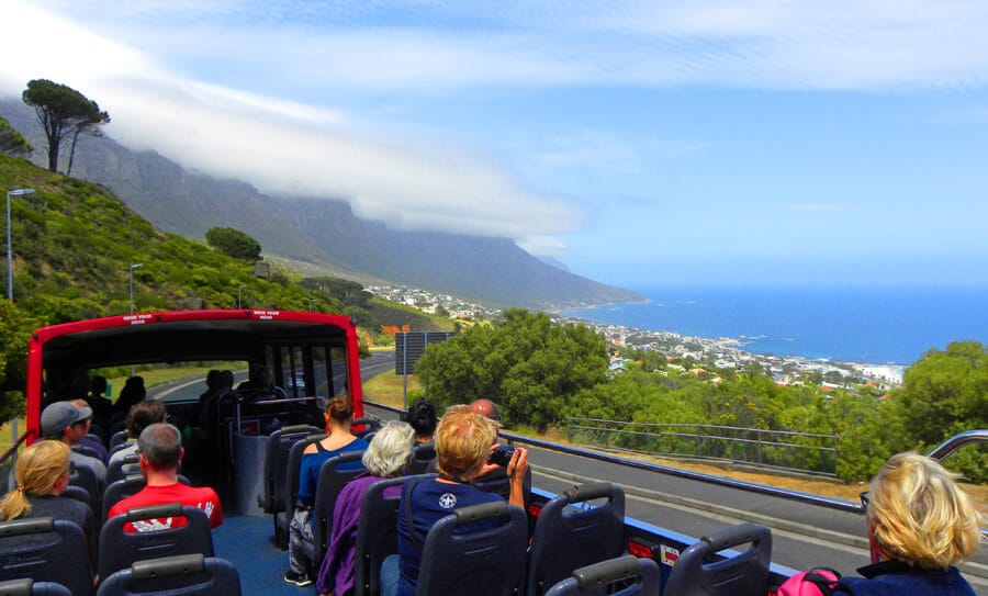 The Hop On, Hop Off Bus. Cape Town