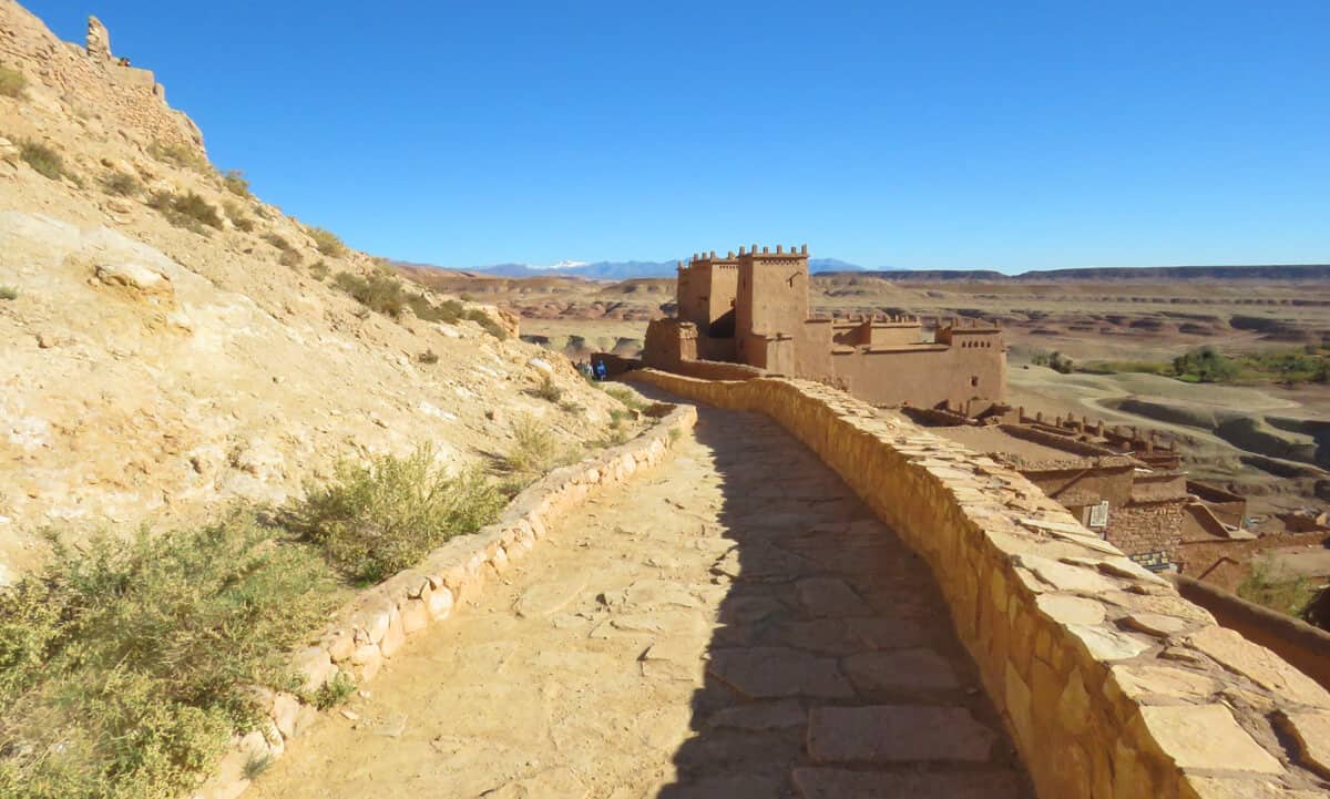 Views in Ait Benhaddou, Morocco