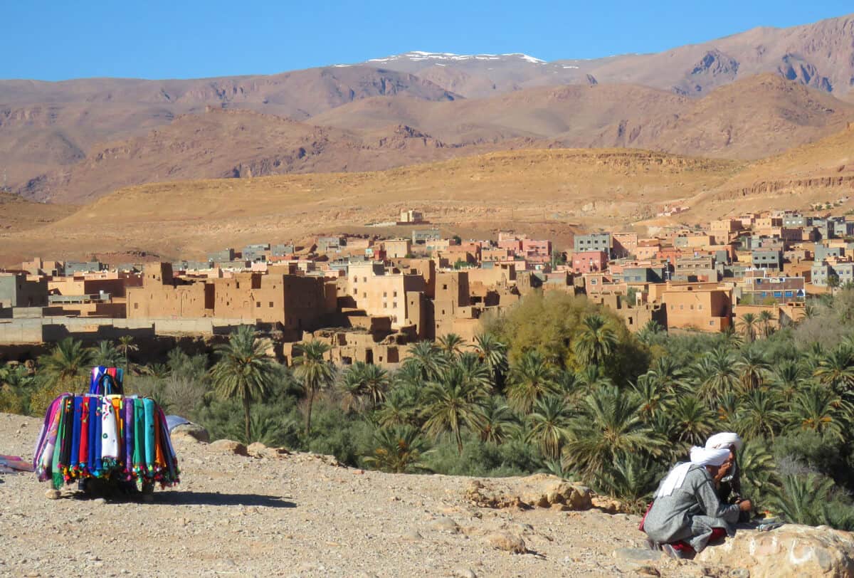 Tinghir views, Morocco
