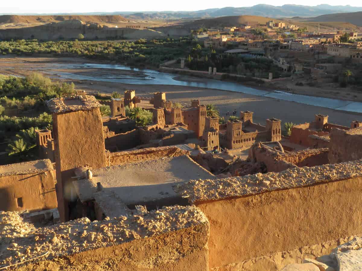 Buildings in Ait Benhaddou, Morocco