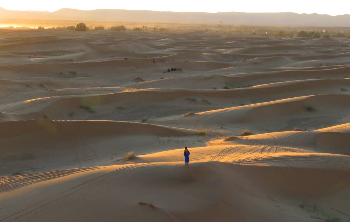 desert in Merzouga, Morocco