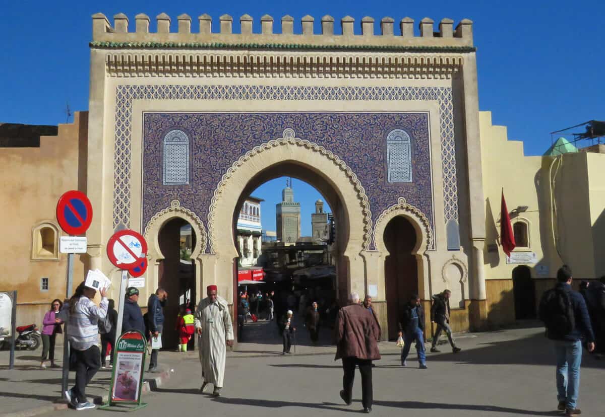 Bab Bou Jeloub in Fez Morocco