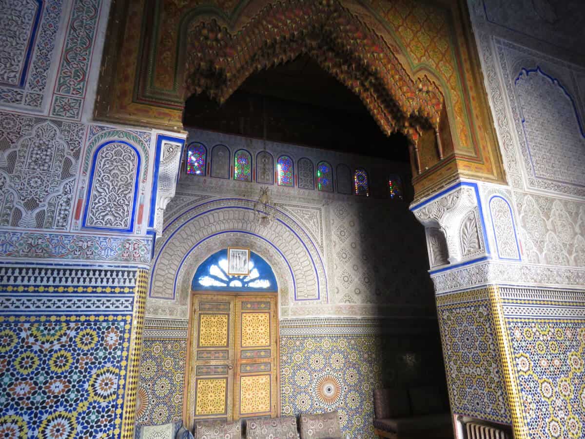 El Glaoui Palace in Fez, Morocco