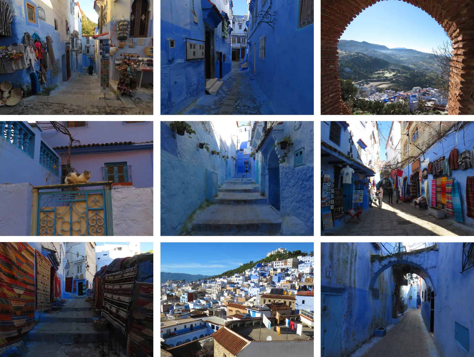 images of Chefchaouen, Morocco's blue city