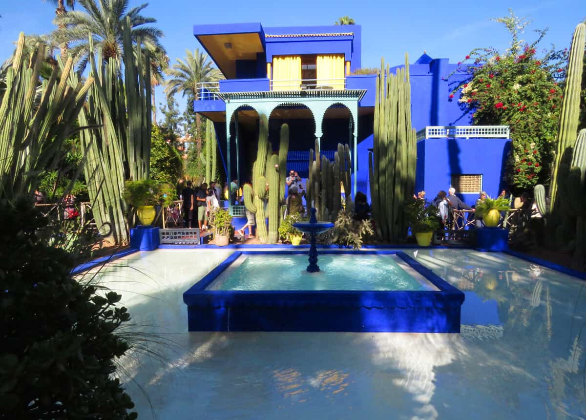 Majorelle Gardens in Marrakech. Fez or Marrakech? Which to Visit?