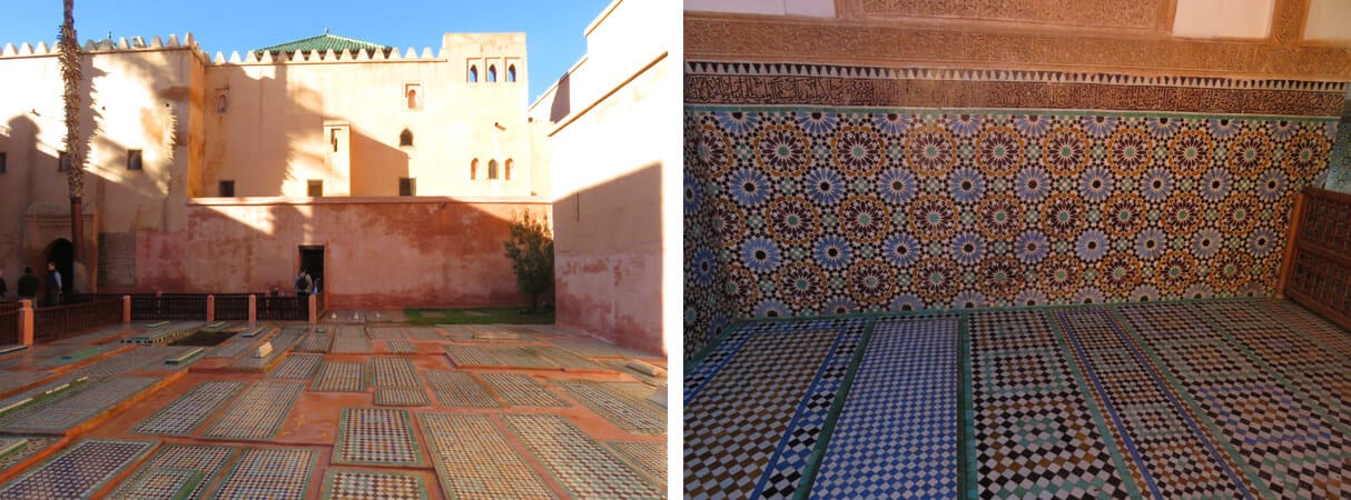 tiles, Saadian Tombs Marrakech