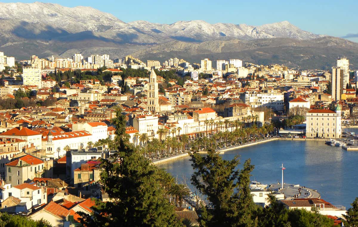 views in Split, Croatia