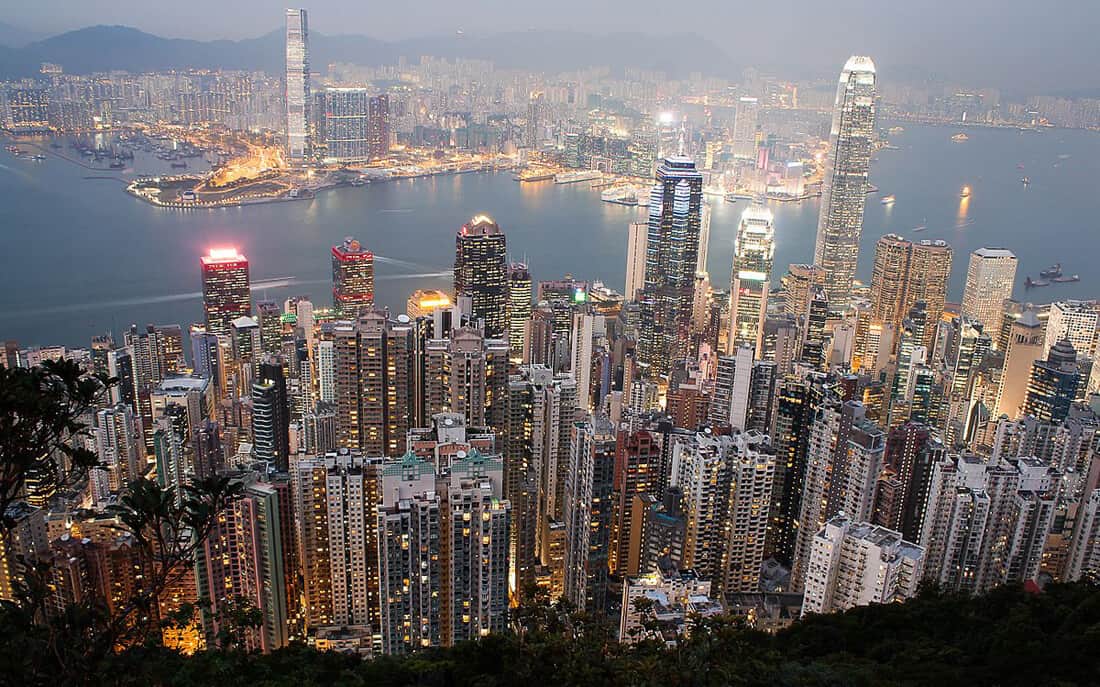 Hong Kong from the peak