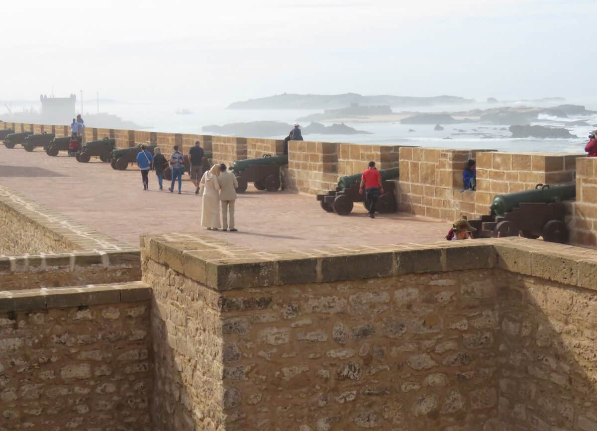 ramparts, Essaouira Morocco