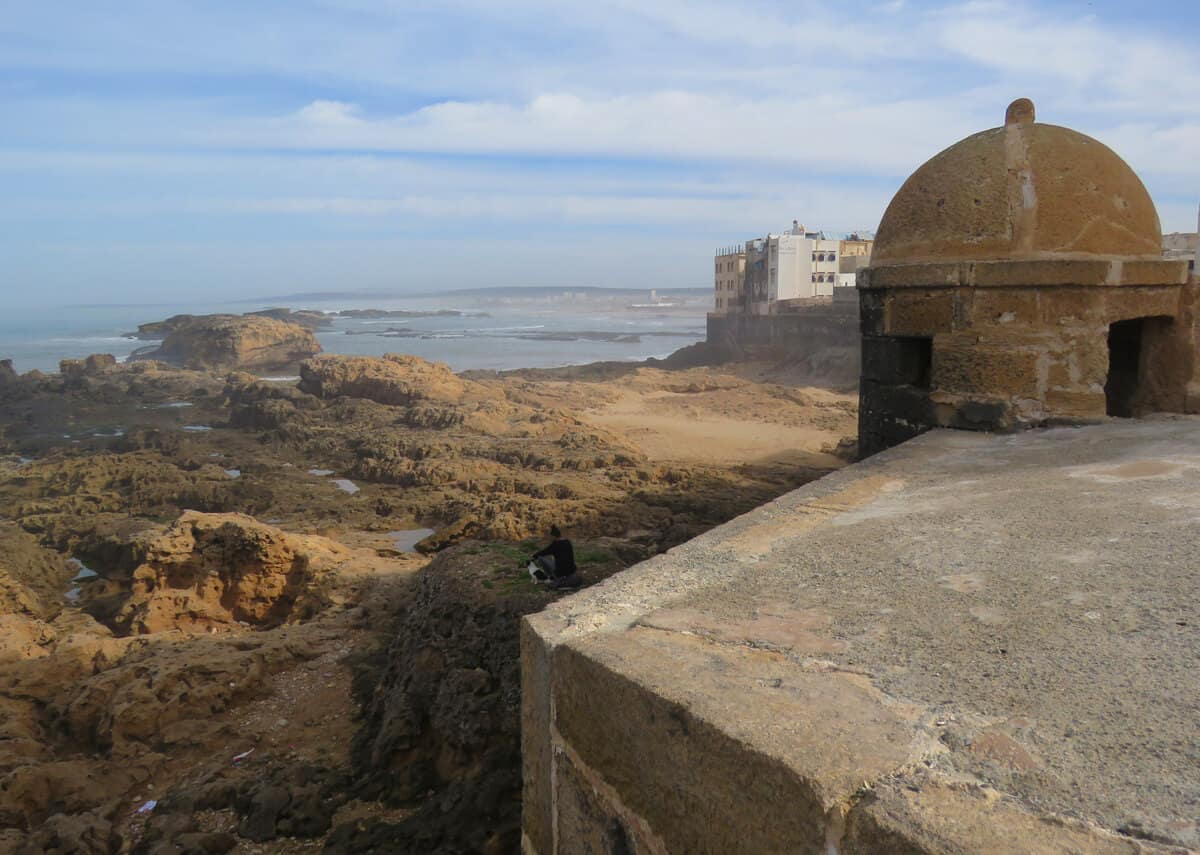 A Visit to the UNESCO beach town of Essaouira Morocco. Views on Atlantic