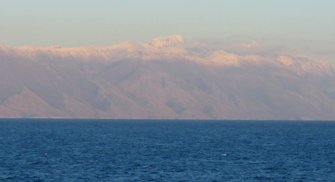 Getting from Italy to Corfu Greece. Views