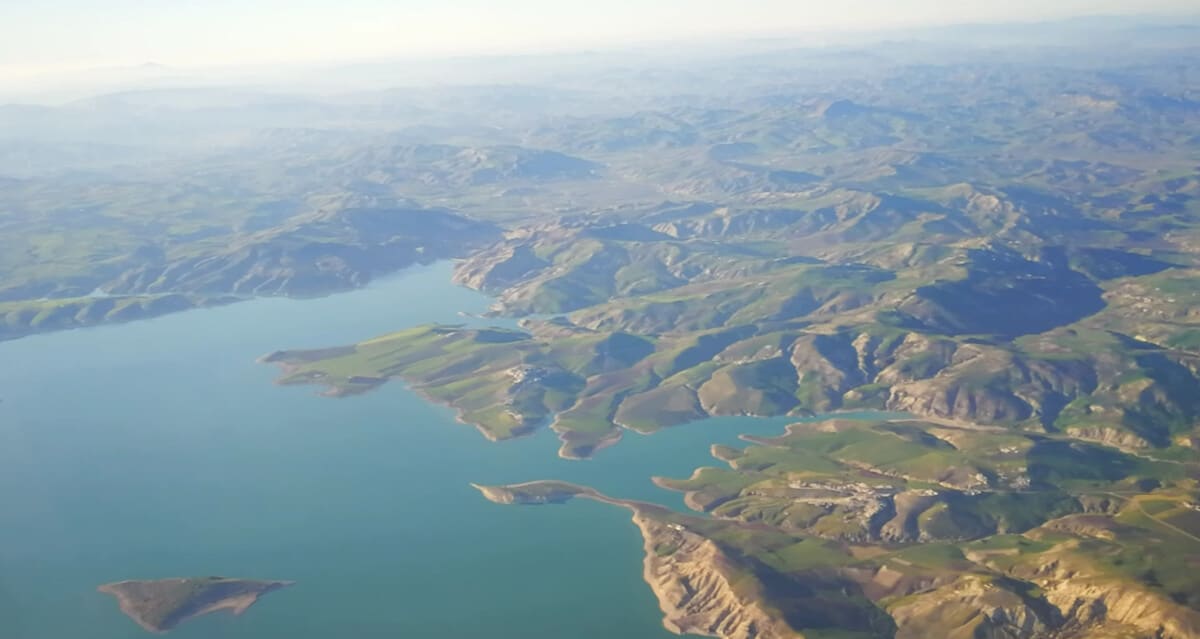 Morocco from the plane.