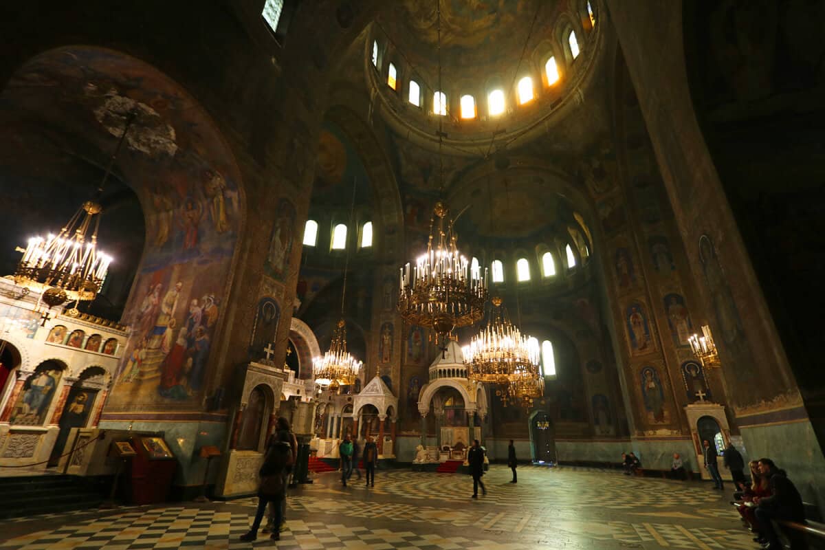 Alexander Nevsky Cathedral interior, Sofia
