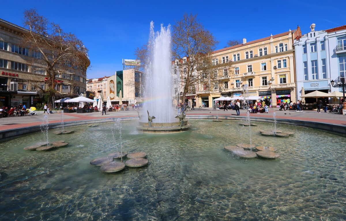 fountain in Plovdiv, Bulgaria