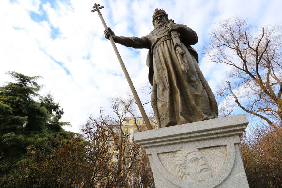 statue in Sofia Bulgaria