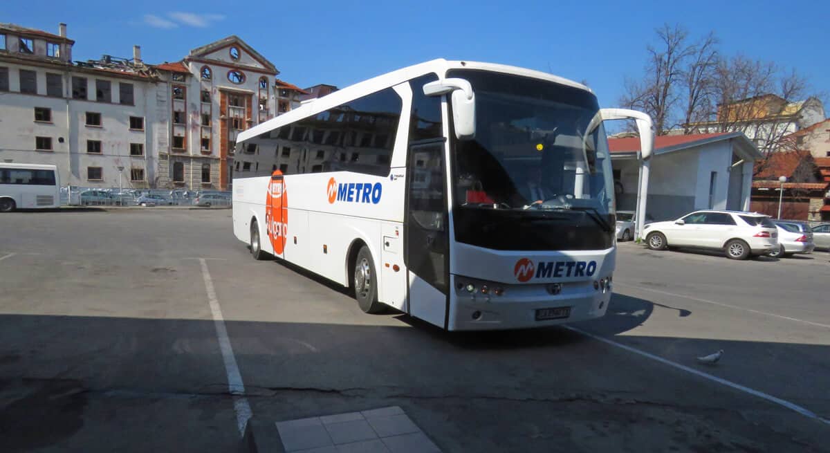 Getting from Plovdiv to Edirne. Metro Turizm bus in Plovdiv