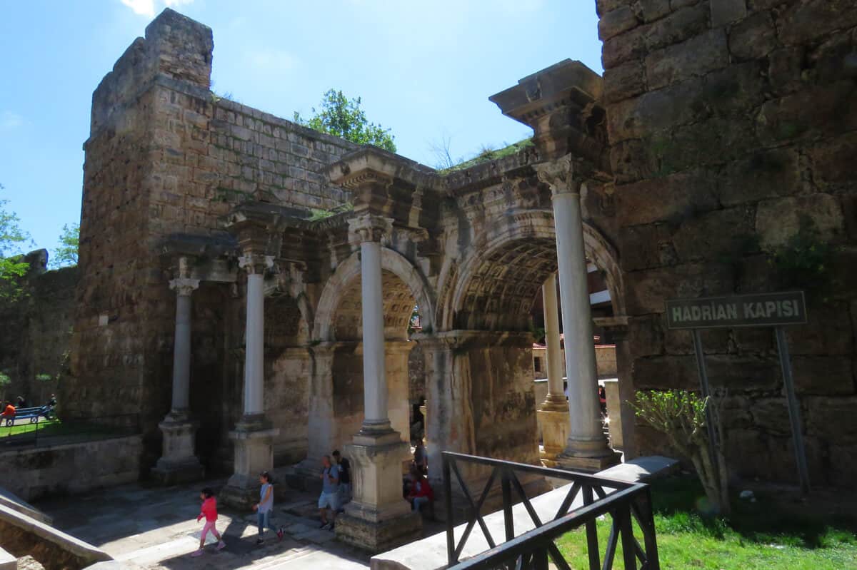 Hadrian’s Gate, Antalya, Turkey. 
