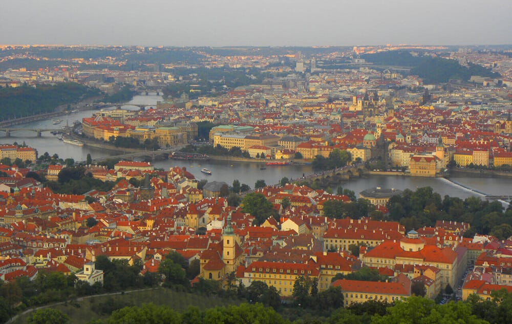 Petrin tower, 3 days in Prague