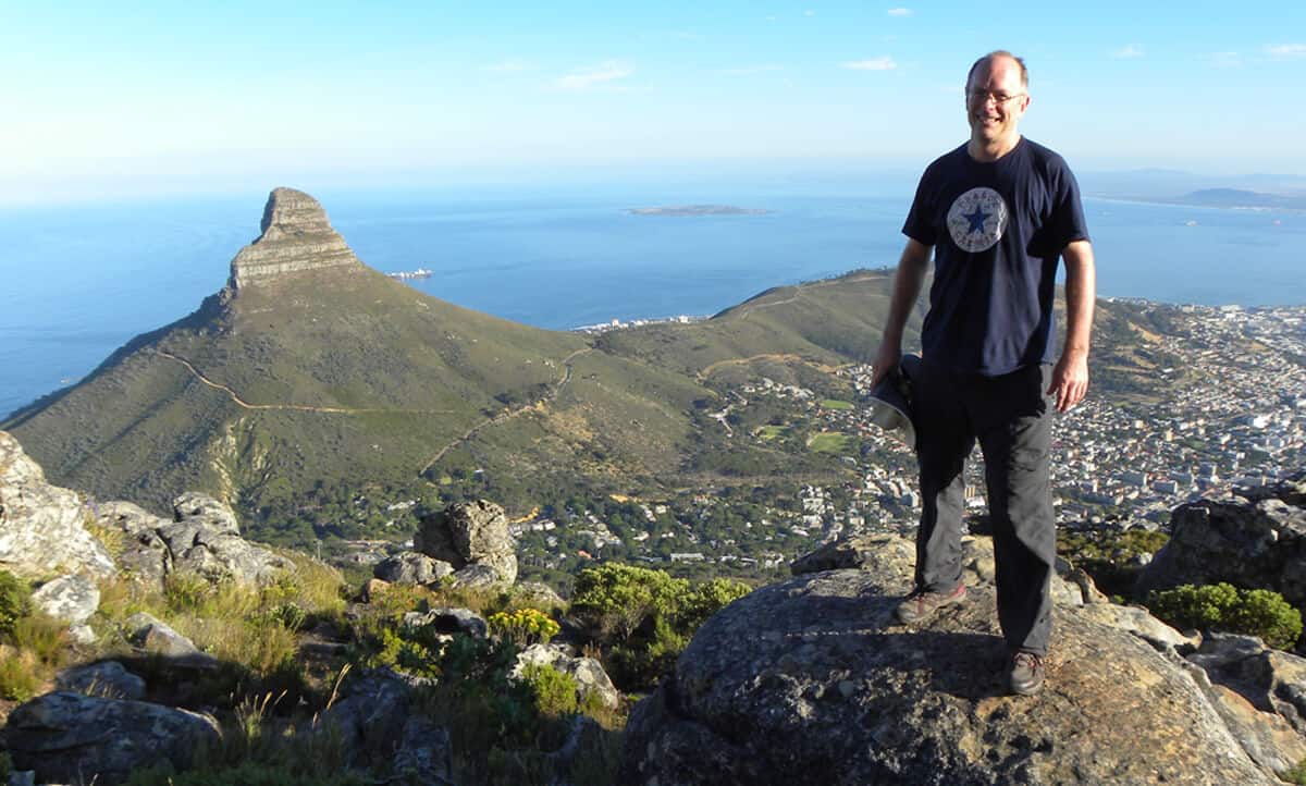 When People tell us that “we’re lucky” to Travel Full-time. Table Mountain, Cape Town