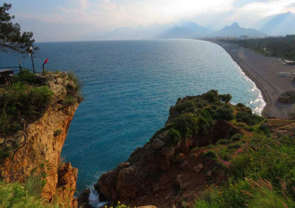 Ataturk Park and views over Konyaalti Beach