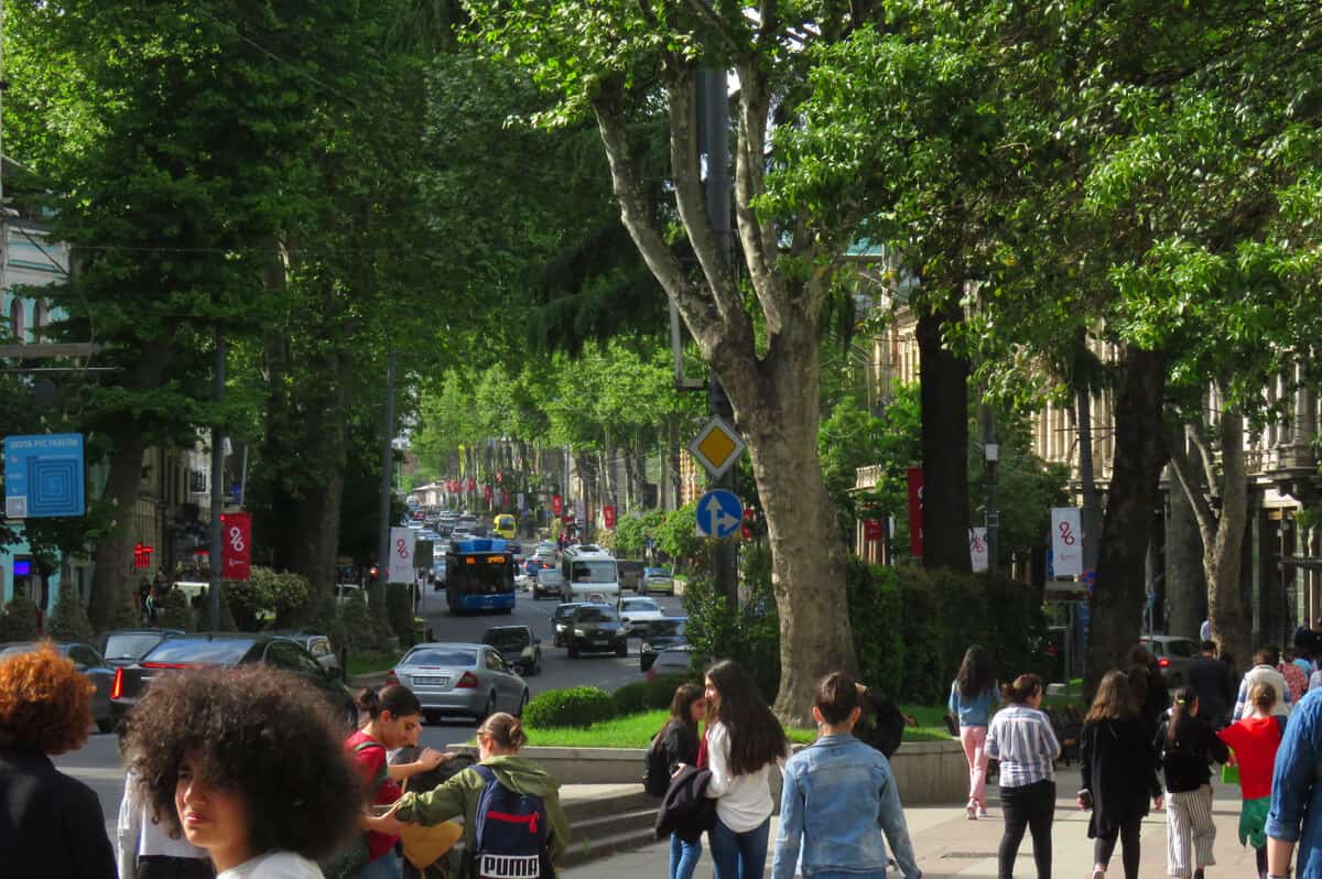 Rustaveli Avenue, Tblisi, Georgia