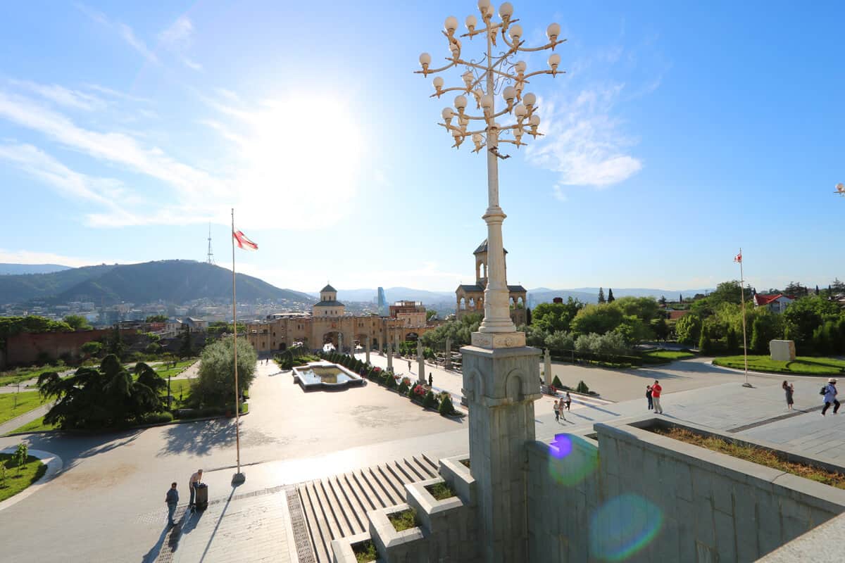 views from St. Trinity Cathedral, Tbilisi