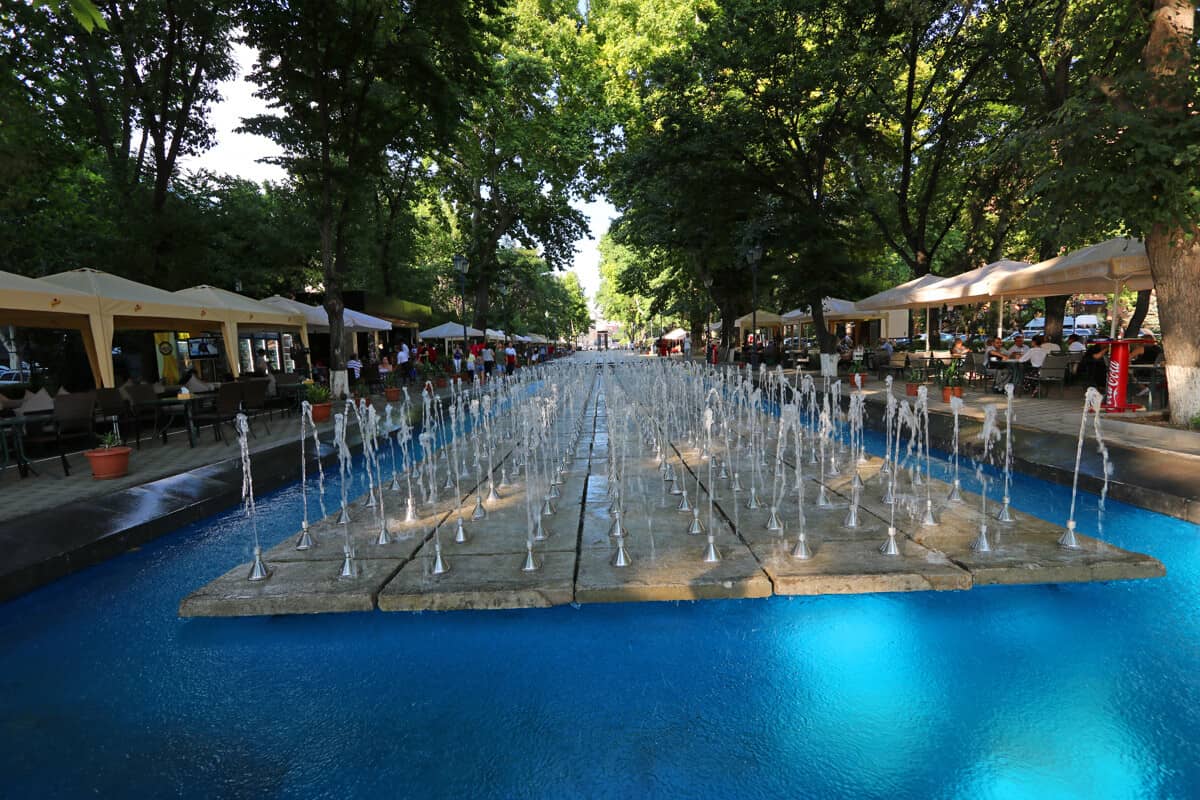 fountains in Yerevan Armenia