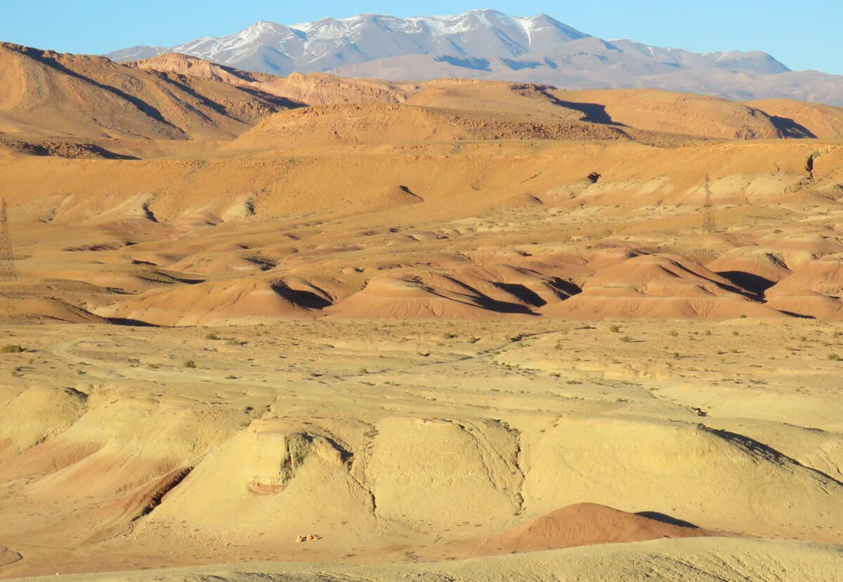 Mountain views Ait Benhaddou, Morocco