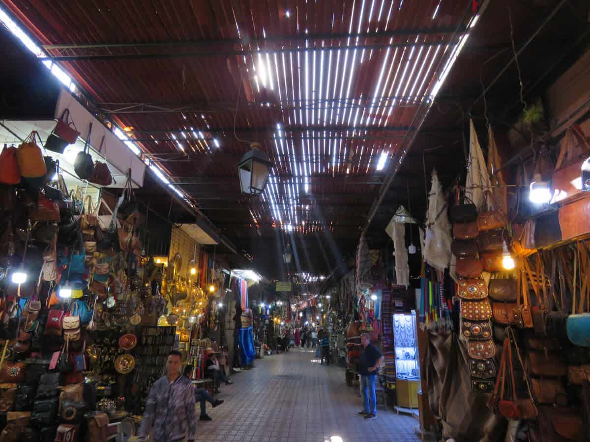 Souk in Marrakesh