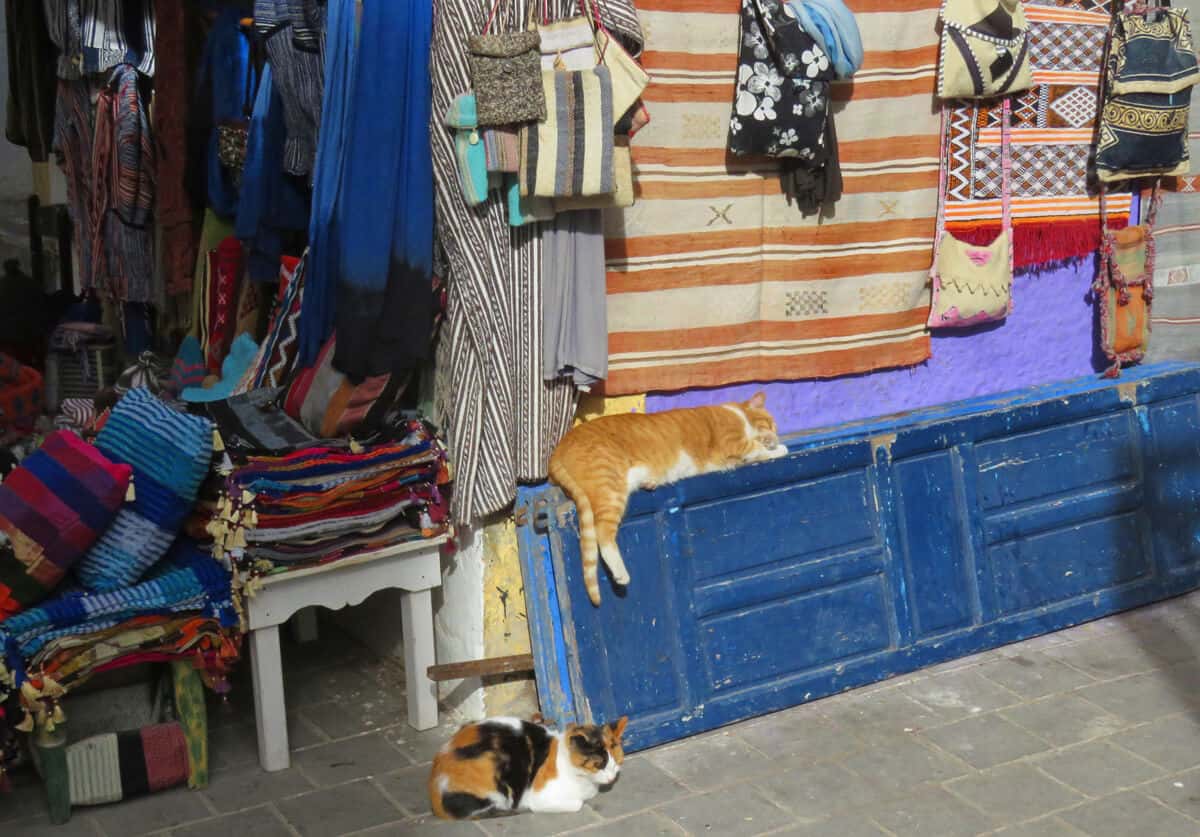 souvenirs in Essaouira, Morocco