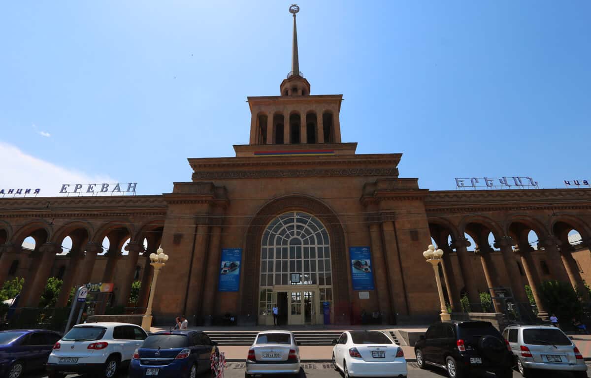 train station in Yerevan, Armenia