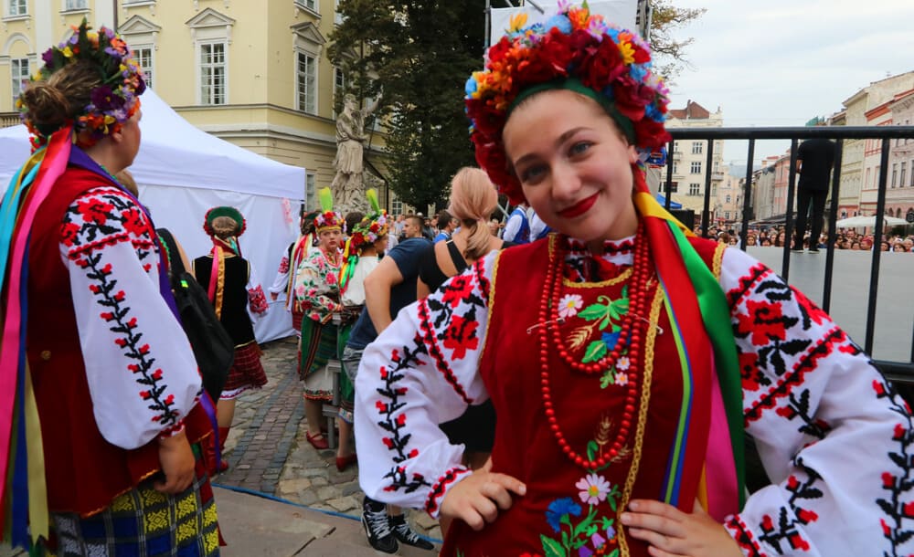 girl in Lviv, Ukraine