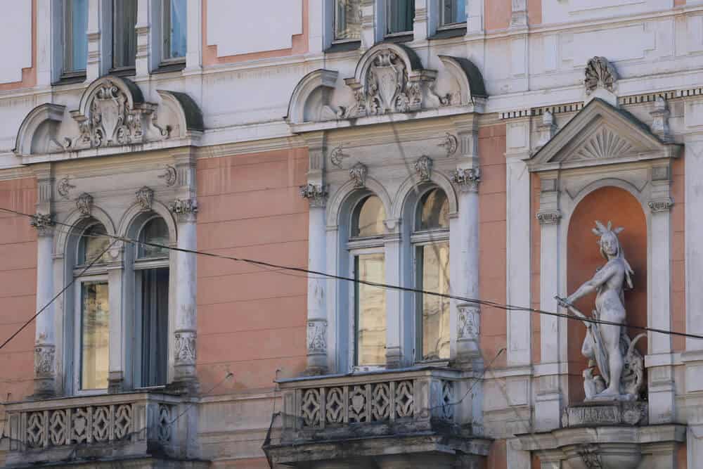 Details on the George Hotel, Lviv, Ukraine