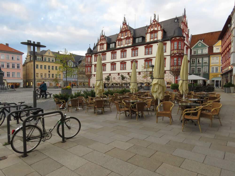 Visiting the really pretty town of Coburg, Germany