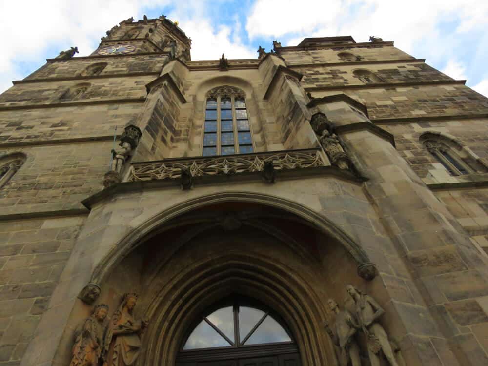 Morizkirche. Visiting the really pretty town of Coburg, Germany